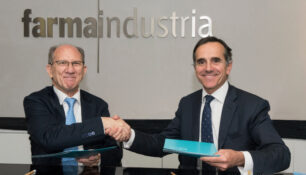 El presidente de Facme, javier García Alegría, y el director general de Farmaindustria, Juan Yermo. Luis Camacho / Farmaindustria