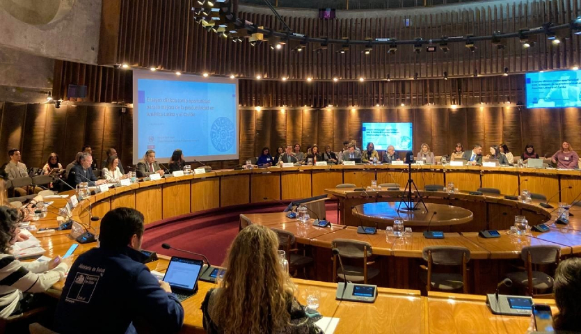 Aspecto de la sala de Naciones Unidas donde se celebró el seminario.