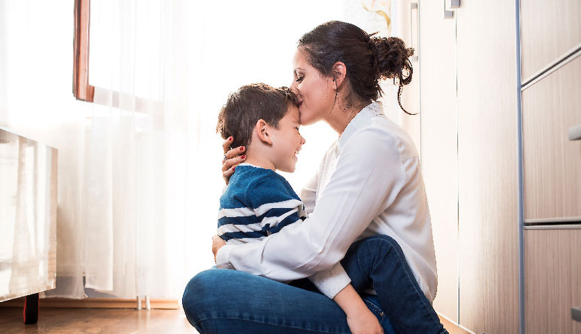 madre e hijo