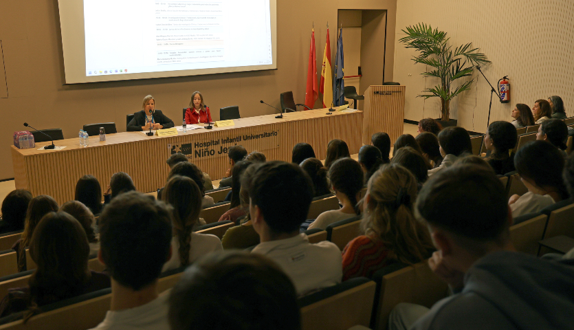 'Acercando la ciencia a las Escuelas' en el Hospital Universitario Niño Jesús de Madrid.