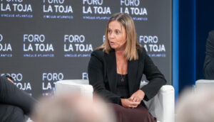 Fina Lladós, durante su intervención.